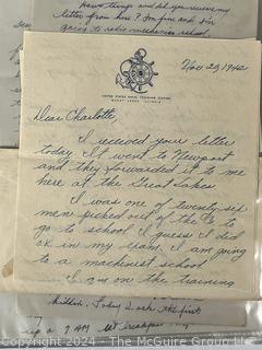 Collection of WWII Wartime Letters From Soldier to Home