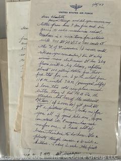 Collection of WWII Wartime Letters From Soldier to Home