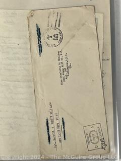 Collection of WWII Wartime Letters From Soldier to Home