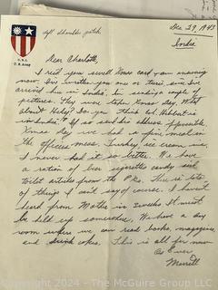 Collection of WWII Wartime Letters From Soldier to Home