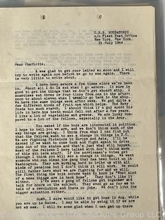 Collection of WWII Wartime Letters From Soldier to Home