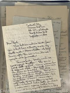 Collection of WWII Wartime Letters From Soldier to Home