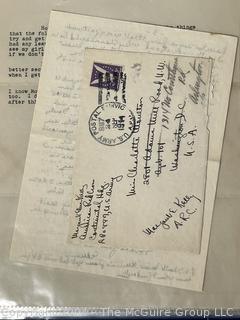 Collection of WWII Wartime Letters From Soldier to Home