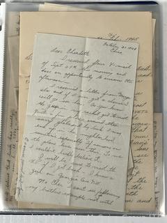 Collection of WWII Wartime Letters From Soldier to Home