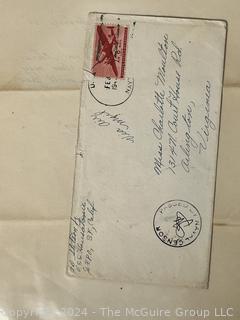 Collection of WWII Wartime Letters From Soldier to Home