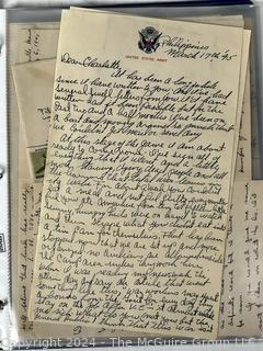 Collection of WWII Wartime Letters From Soldier to Home