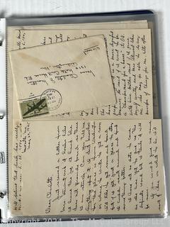 Collection of WWII Wartime Letters From Soldier to Home