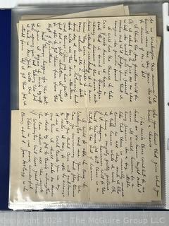 Collection of WWII Wartime Letters From Soldier to Home