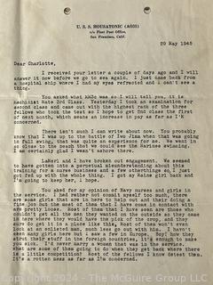 Collection of WWII Wartime Letters From Soldier to Home