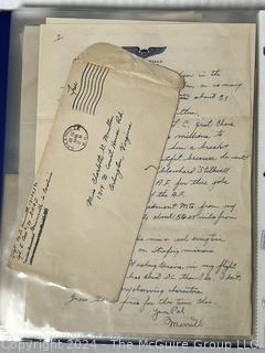 Collection of WWII Wartime Letters From Soldier to Home