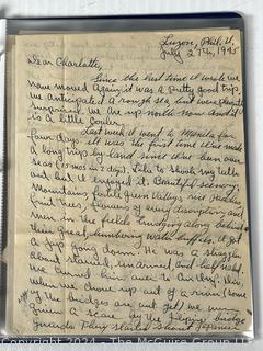 Collection of WWII Wartime Letters From Soldier to Home