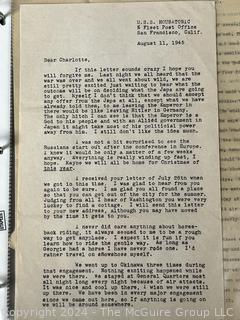 Collection of WWII Wartime Letters From Soldier to Home