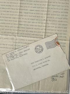 Collection of WWII Wartime Letters From Soldier to Home