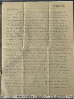 Collection of WWII Wartime Letters From Soldier to Home