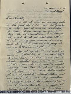 Collection of WWII Wartime Letters From Soldier to Home