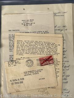 Collection of WWII Wartime Letters From Soldier to Home