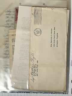 Collection of WWII Wartime Letters From Soldier to Home