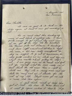 Collection of WWII Wartime Letters From Soldier to Home