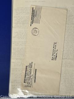 Collection of WWII Wartime Letters From Soldier to Home