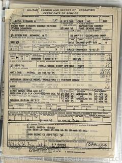 Military Records of WWII Soldier