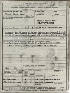 Military Records of WWII Soldier