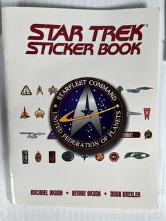 Star Trek Sticker Book and Sports Magazines