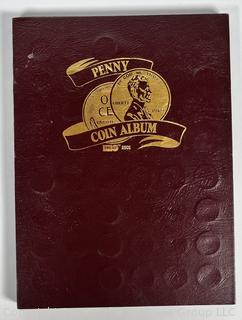 Incomplete Wheat Penny Coin Album