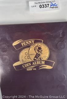 Incomplete Wheat Penny Coin Album