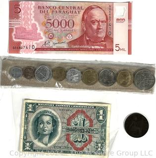 World Currency & Bank Notes, including 1900 UK Penny