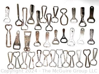 Collection of Promotion Beer Bottle Openers and Church Keys