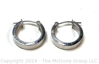 14KT Hoop Earrings 1.1 Grams