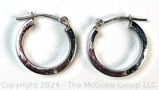 14KT Hoop Earrings 1.1 Grams