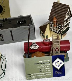 H-O Scale Model Train Building, Layout Houses and 2AMP Transformer