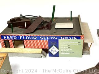 H-O Scale Model Train Building and Layout Houses 