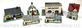 H-O Scale Model Train Building and Scenery Pieces