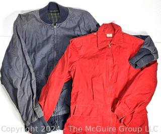 Two (2) Vintage Zip Front Jackets Including Abercrombie and Fitch