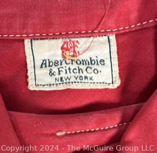 Two (2) Vintage Zip Front Jackets Including Abercrombie and Fitch