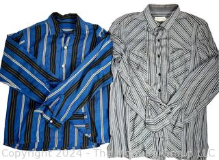 Two (2) Men's Long Sleeve Shirts Including Rough Rider