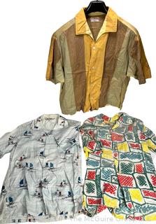 Three (3) Vintage Men's Shirts by McGregor.  