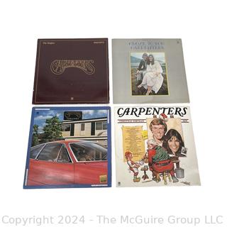 Four (4) Vinyl LP Record Albums: The Carpenters