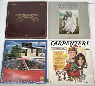 Four (4) Vinyl LP Record Albums: The Carpenters