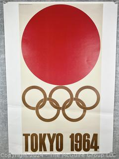 Reprint of Toyko 1964 Olympic Poster.  20" x 27"