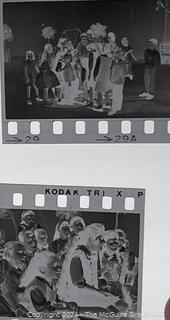 Two (2) 35mm Negatives of Burt Lancaster in NCAAP TV Special