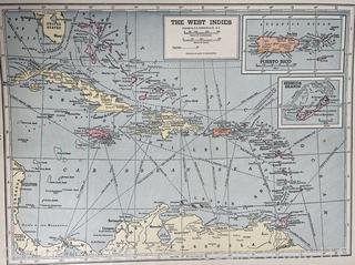 Hammonds World Atlas With World War 2 Maps, 1942 Book (Was 0054)