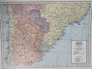 Hammonds World Atlas With World War 2 Maps, 1942 Book (Was 0054)