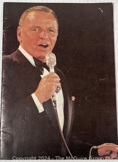 Frank Sinatra Souvenir Program Book Magazine with Biography & Photographs, 1978 