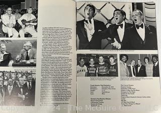 Frank Sinatra Souvenir Program Book Magazine with Biography & Photographs, 1978 