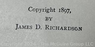 Three (3) Volumes of A Compilation of Messages & Papers of the Presidents by James Richardson 1903 Book WAS 32