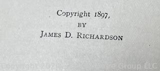 Three (3) Volumes of A Compilation of Messages & Papers of the Presidents by James Richardson 1903 Book WAS 32