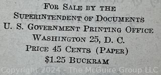 Nazi Conspiracy and Aggression Opinions and Judgements from United States Printing Office Book 1947 